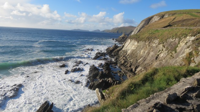 Cliffs and sea on the Ring of Kerry