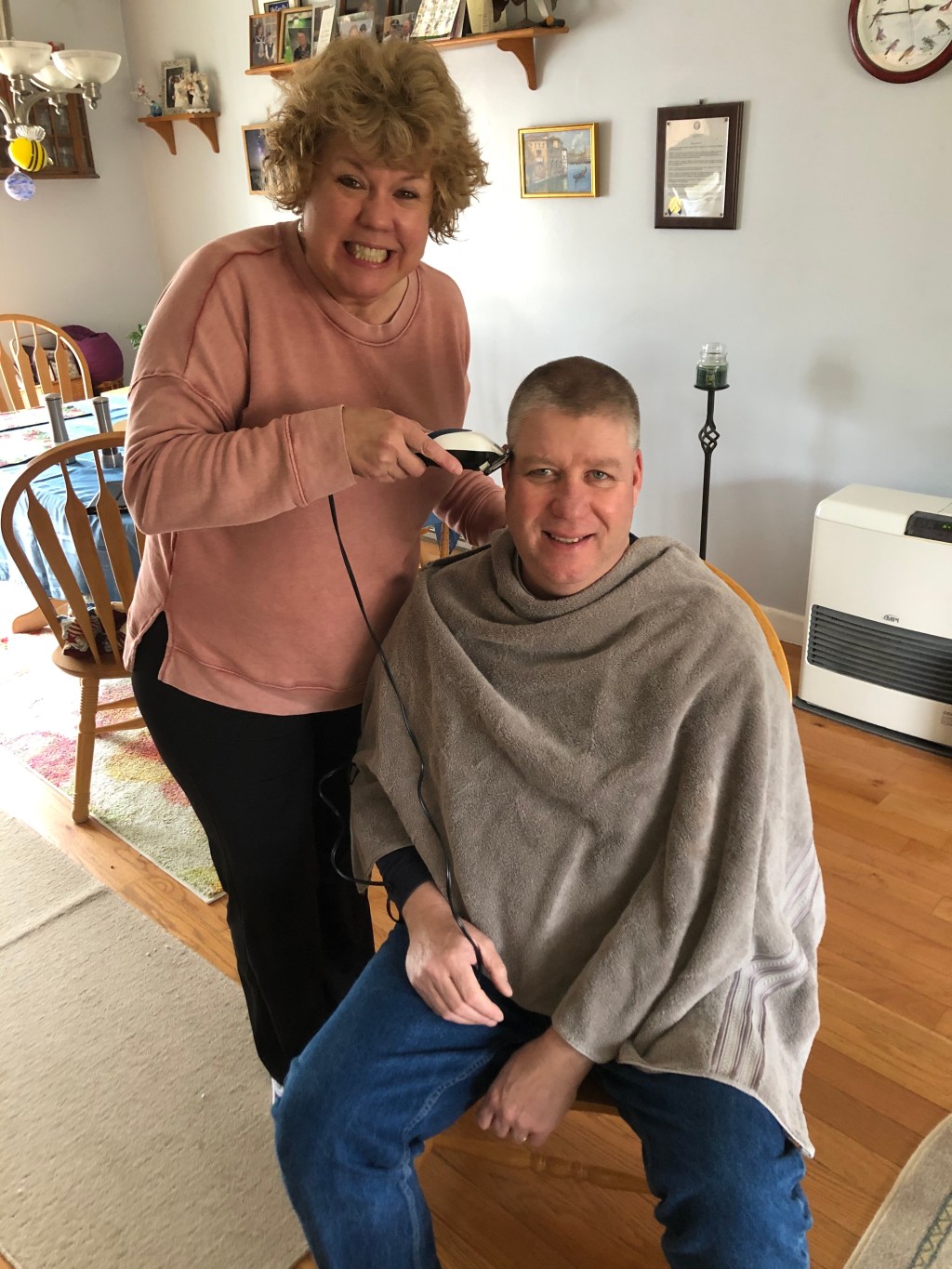 Home Haircut: Husband Trusts Me with&nbsp;Clippers!